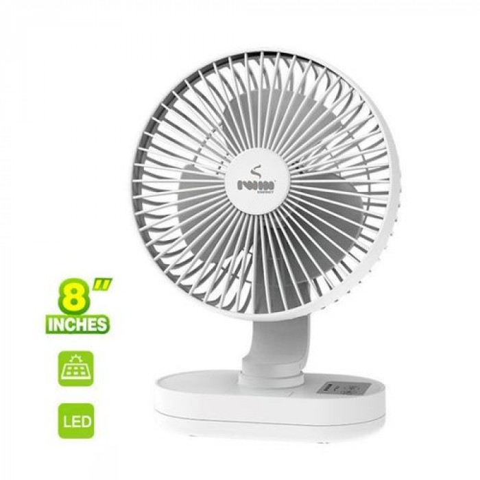 Iwin ENERGY Durable Rechargeable Table Fan